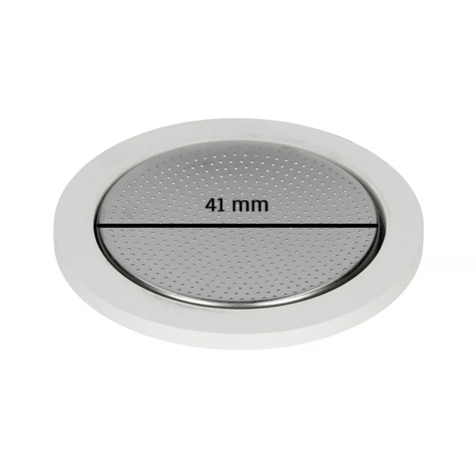 Bialetti -  Filterplaatje + 3 Rubberen Ringen, 2/c