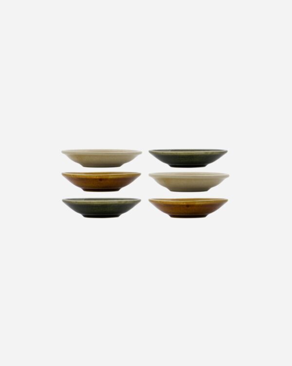 Schaaltjes, NVHala, Green/Yellow/Mocha, 6 stuks – Nicolas Vahé