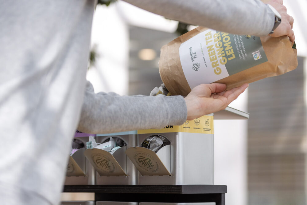 Trending Tea - dispenserdisplay piramidezakjes