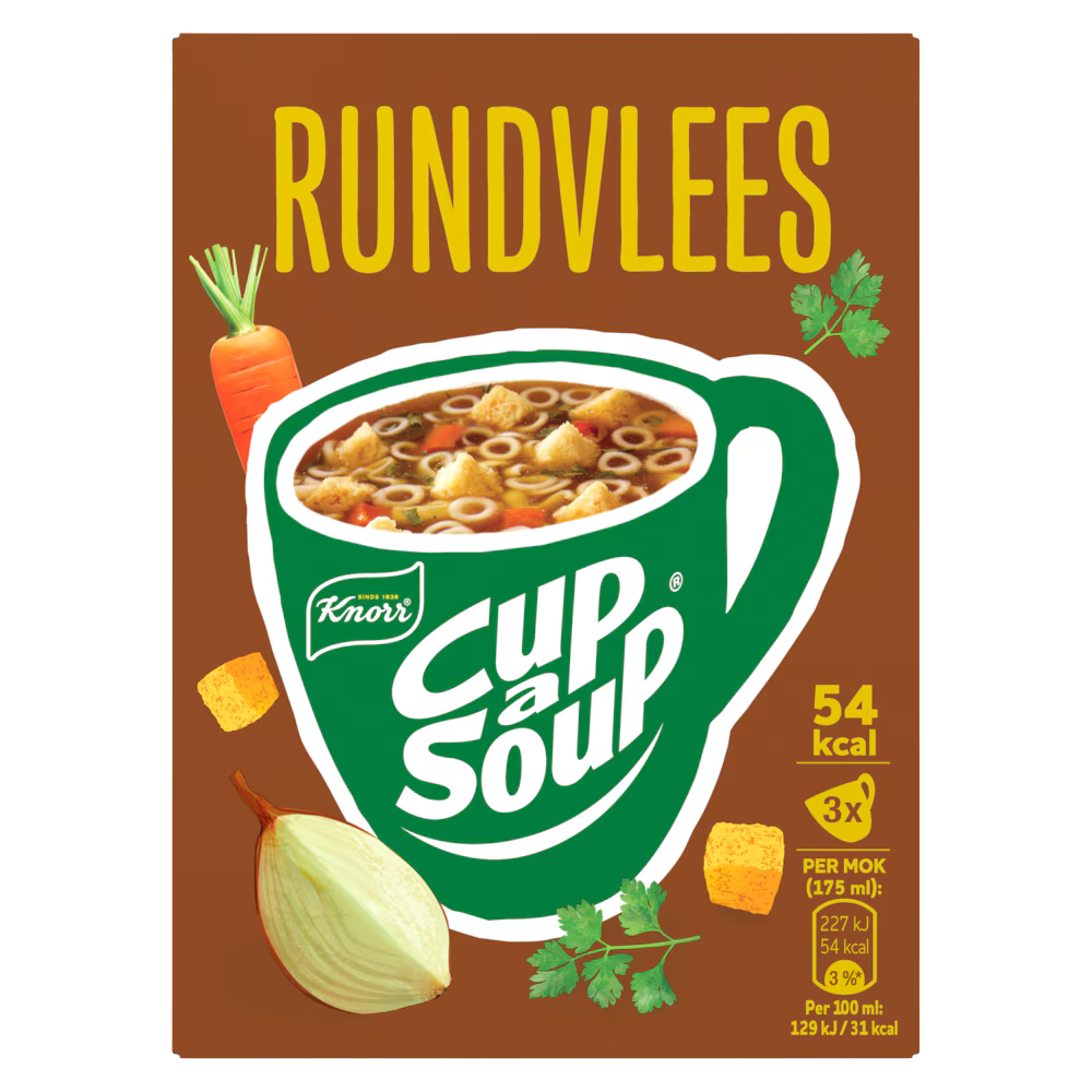 Cup-a-Soup Classics Rundvlees 21 x 175 ml