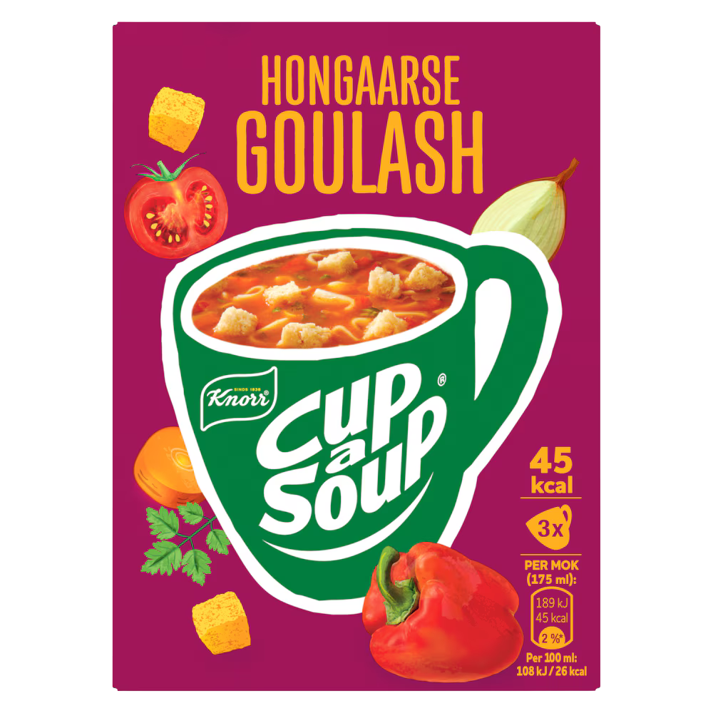 Cup-a-Soup Classics Hongaarse Goulash 21 x 175 ml