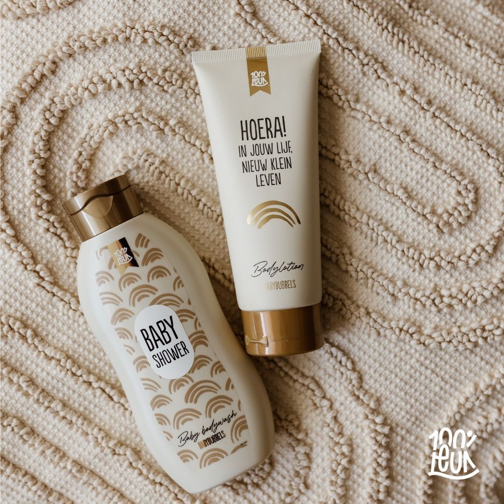 100% Leuk - 'Babyshower', Babydouchegel/Shampoo 2in1