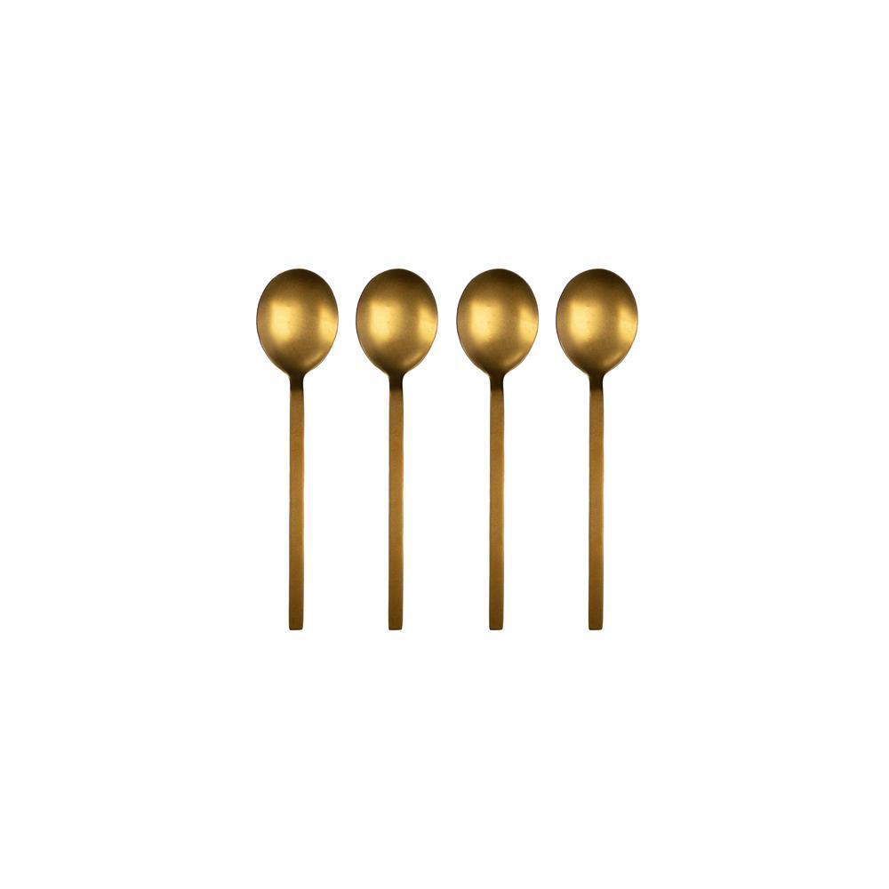 LEEFF, lepeltjes roze goud Charlot, set van 4