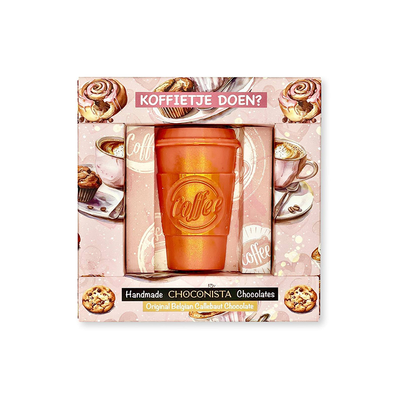 Choconista - Chocoladecadeau 'Koffietje doen?', 80gr