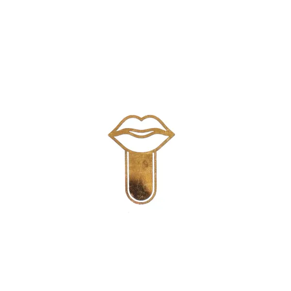 HouseVitamin - Boekmarkers Lip/Oog, Goud
