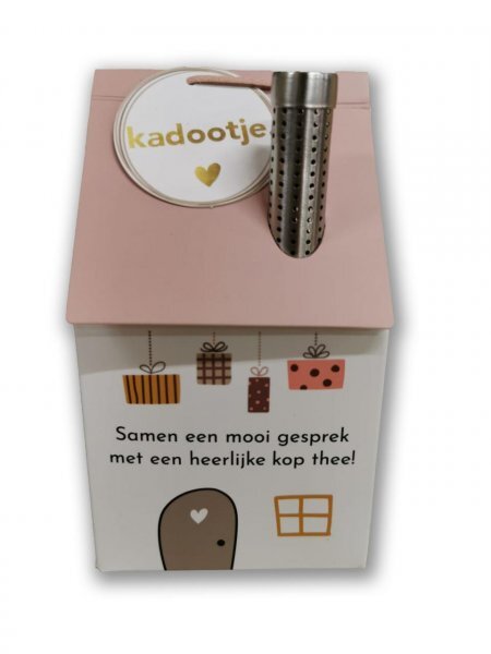 Natural Flowercards - Theehuisje 'Kadootje'