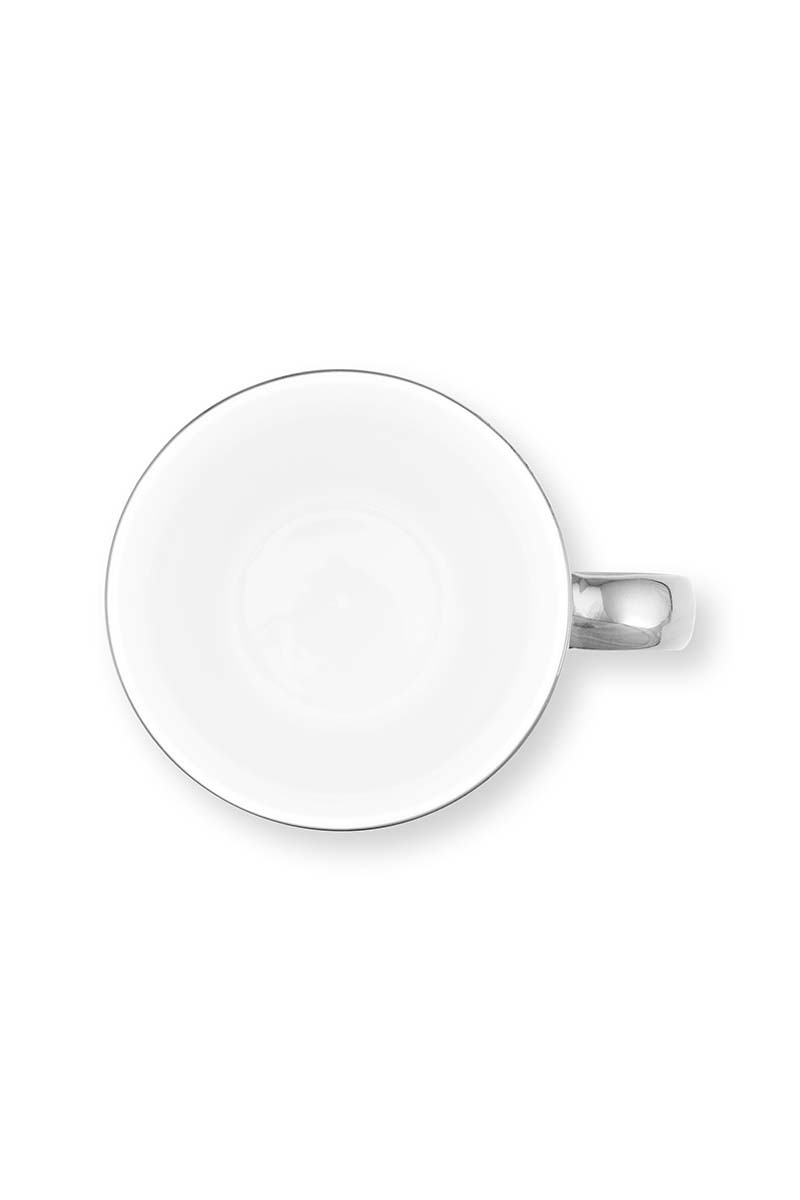Set van 2 mokken, zilver, 250ml