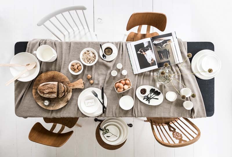 Theetip wit, vtwonen servies