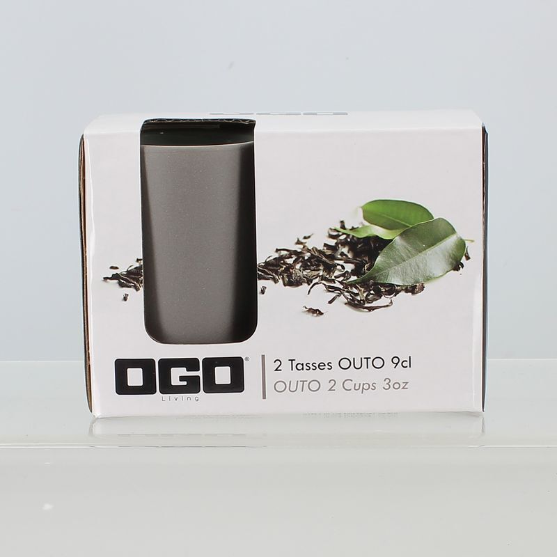 Set van 2 espressokopjes 9cl Ogo Living