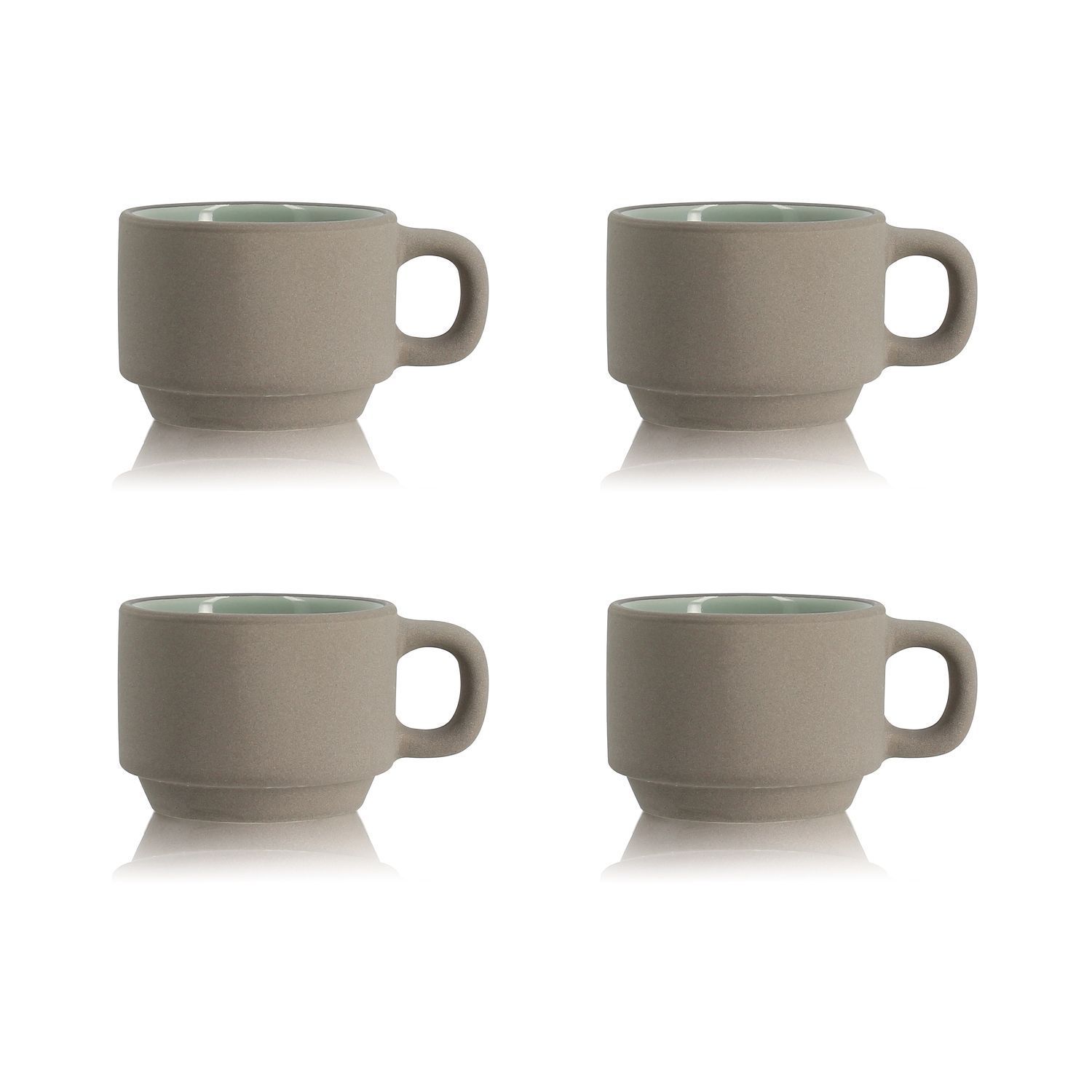 Set van 4 kopjes 10cl Ogo Living