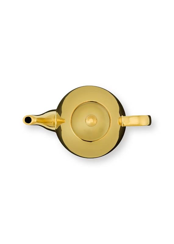 Theepot, goud, 1800ml, VTwonen servies