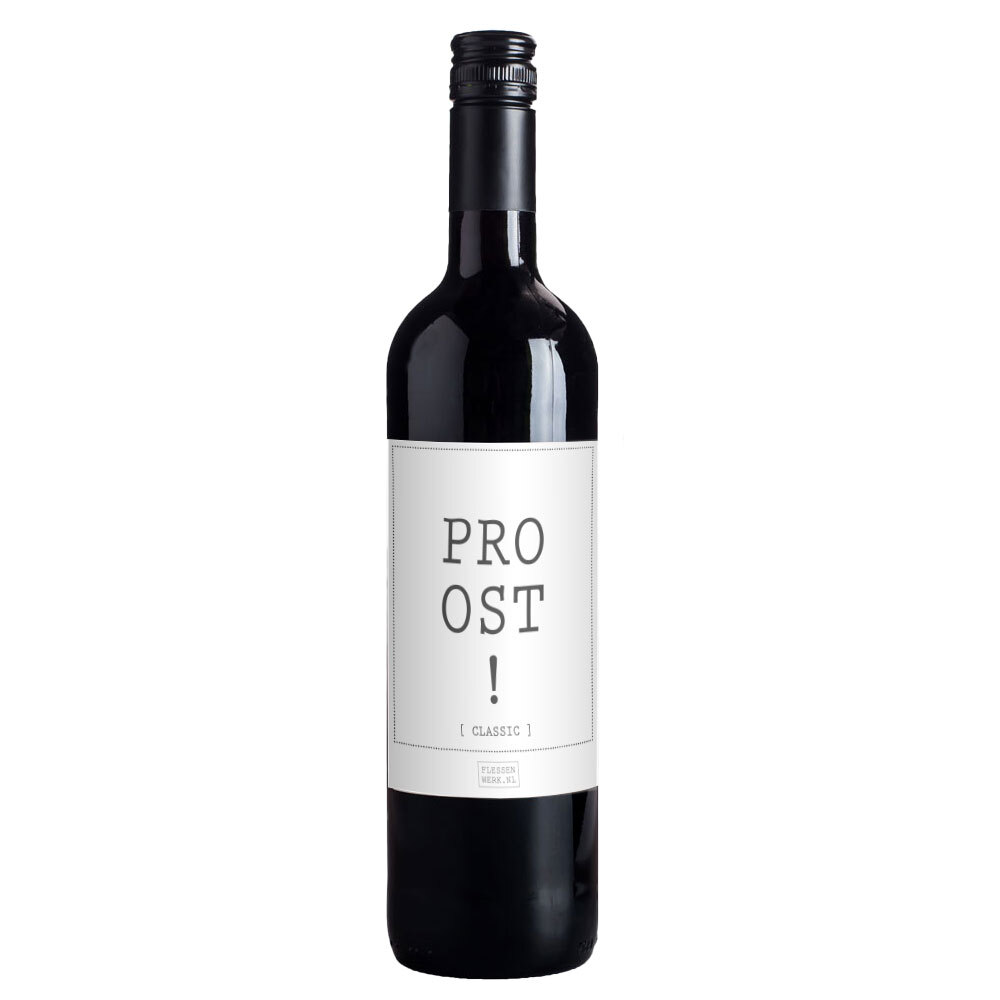 Proost - wit of rood, Flessenwerk