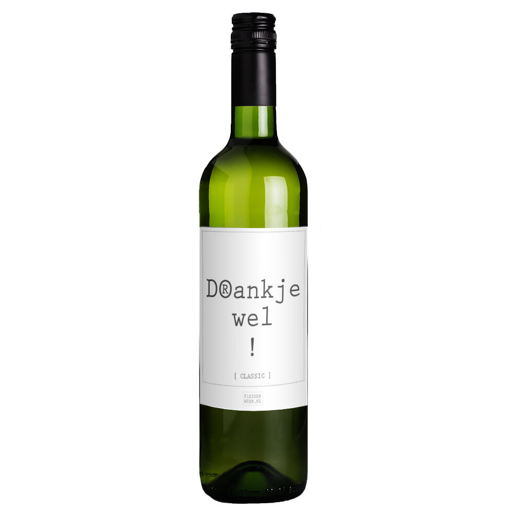 Drankjewel - wit of rood, Flessenwerk