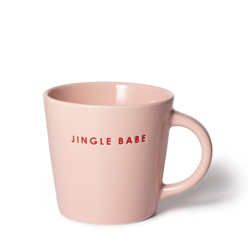 Vondels - Cappuccinokop JINGLE BABE, Roze, 250ml