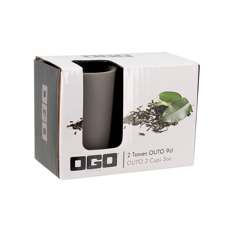 Set van 2 espressokopjes 9cl Ogo Living