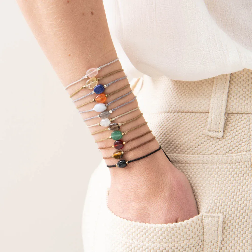 A Beautiful Story – Edelsteenkaart met armband, Carneool