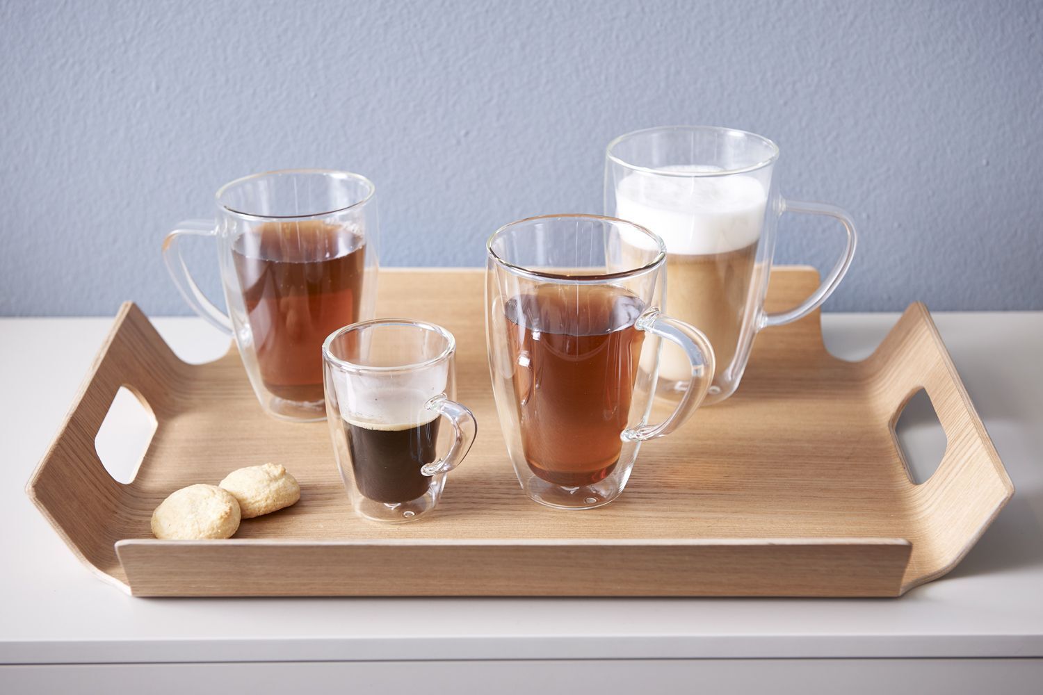 Bredemeijer, Dubbelwandig glas Latte Macchiato, 400ml, 2 stuks