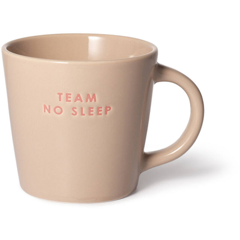 Vondels - Cappuccinokop TEAM NO SLEEP, Beige, 250ml