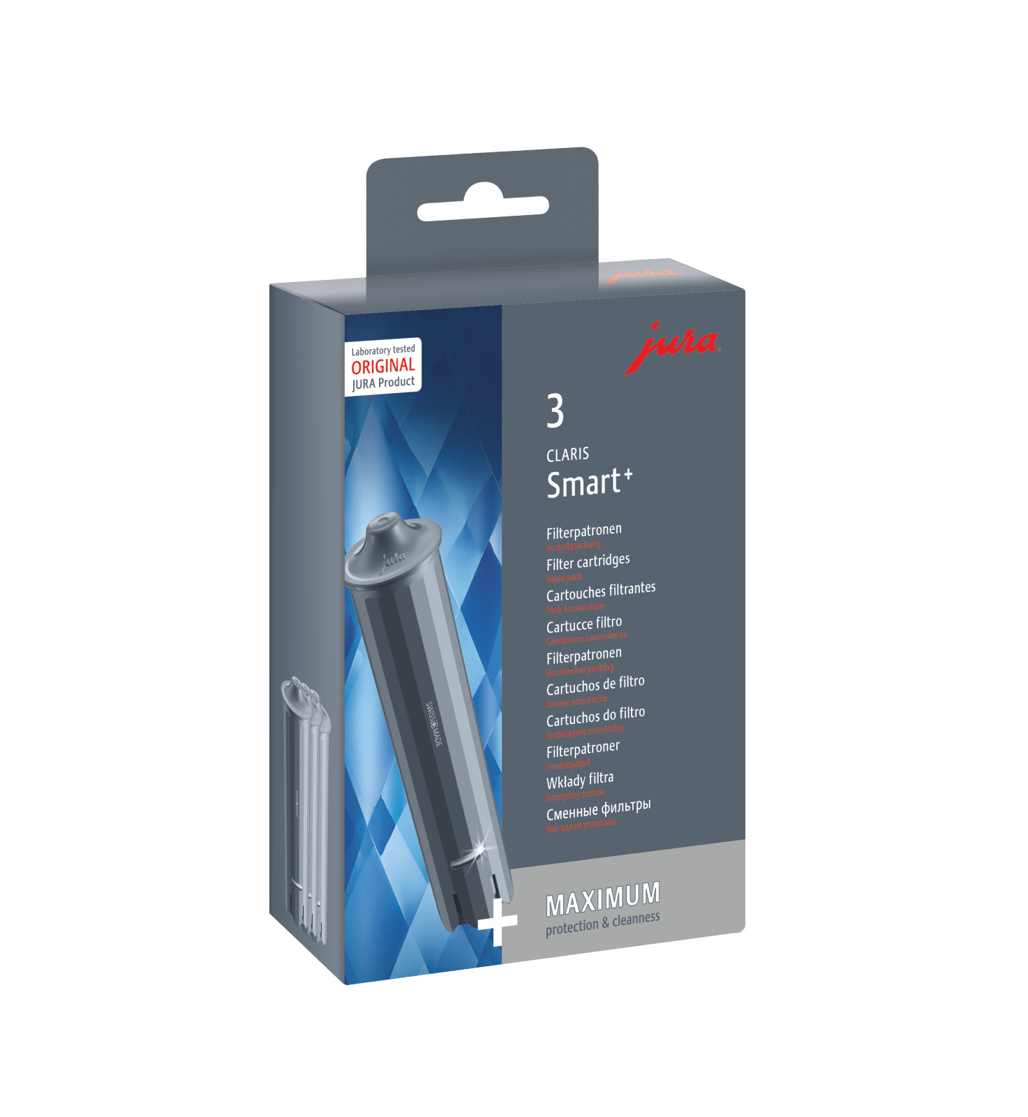 JURA CLARIS Smart+-filterpatroon - Set met 3 filters