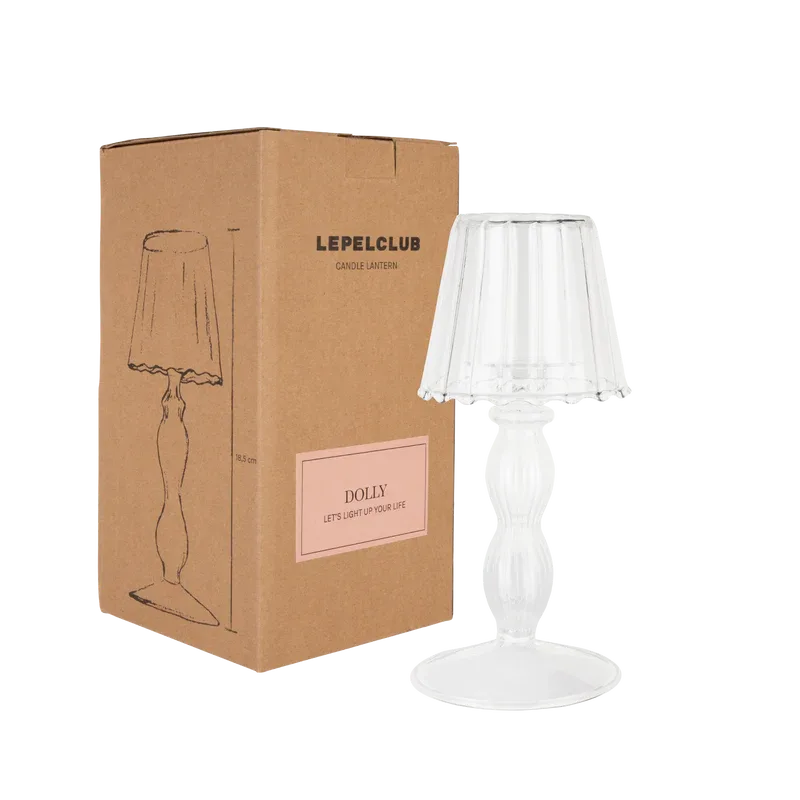 Lepelclub, Dolly Candle Lantern clear