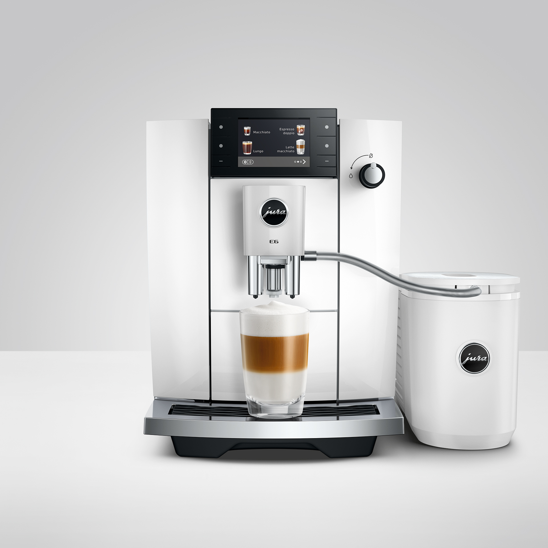 JURA E6 Piano White (ED)