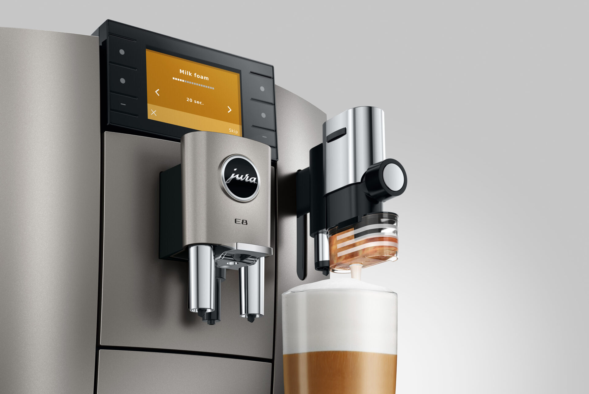 JURA E8 Midnight Silver (ED)