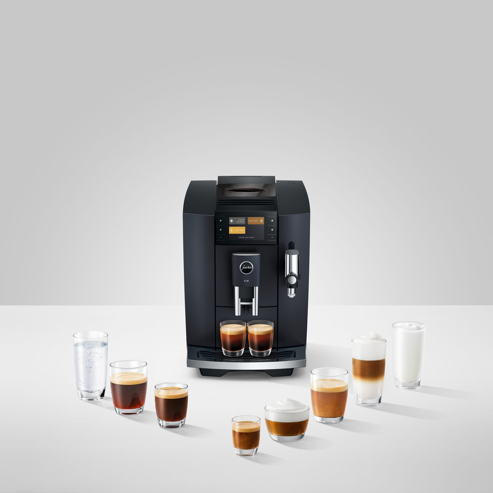 JURA E8 Cosmic Black (ED)