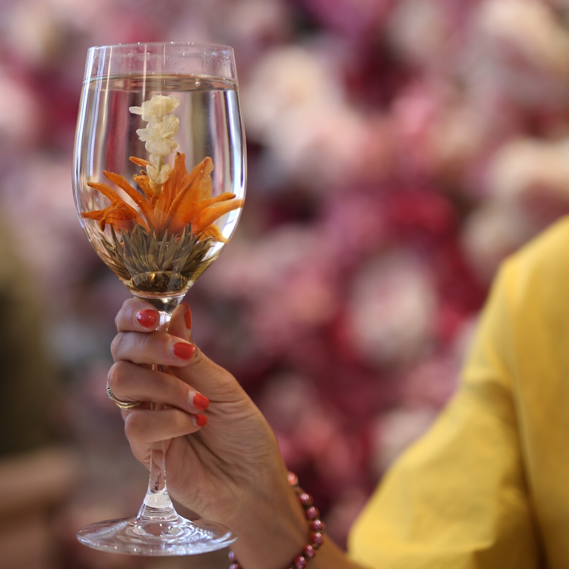 Flora Tea Crystal Glass 500 ml