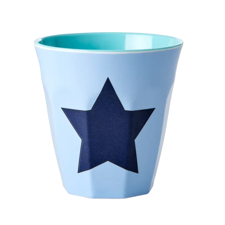 Rice, beker ster blauw - middelgroot