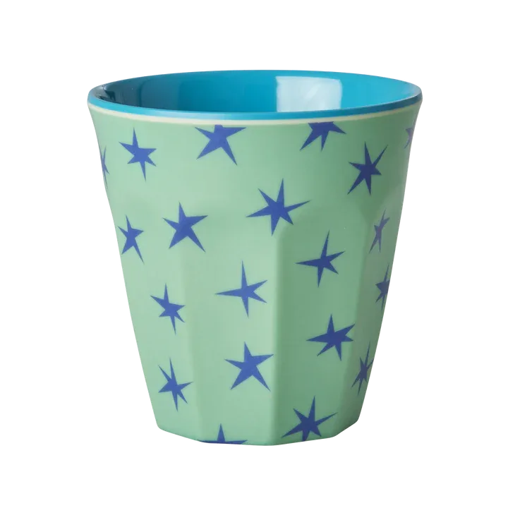Rice, beker blauwe sterren - middelgroot