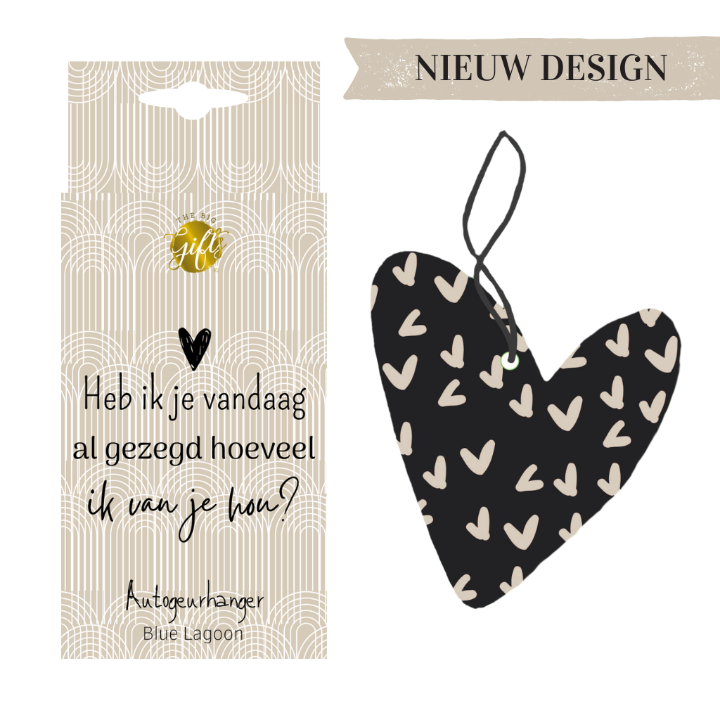 The Big Gifts - Autogeurhanger 'Hoeveel ik van je hou'