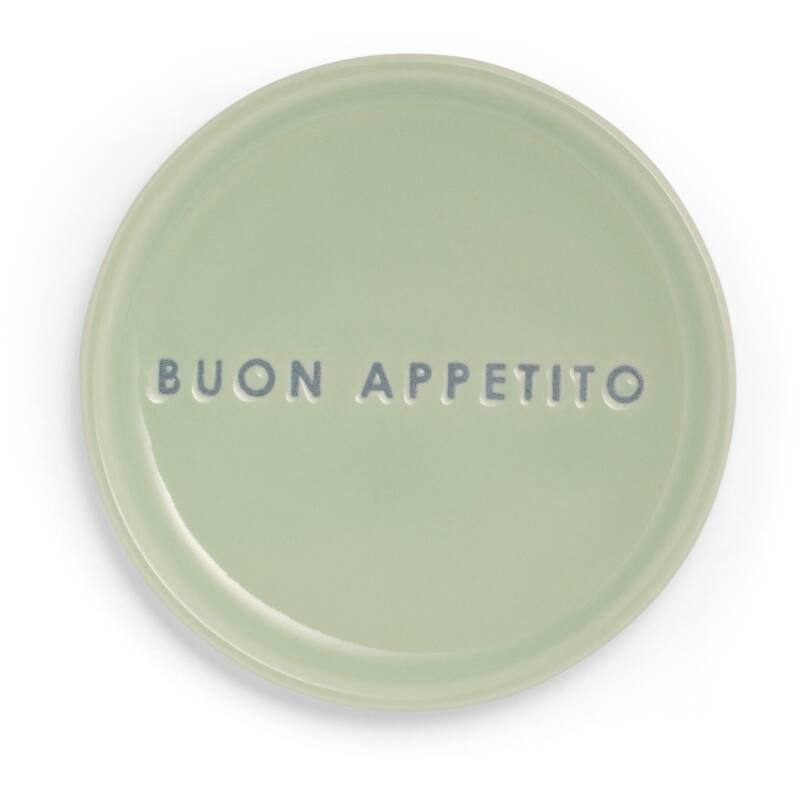 Vondels - Schoteltje BUON APPETITO, Lichtgroen, ø8,5 cm