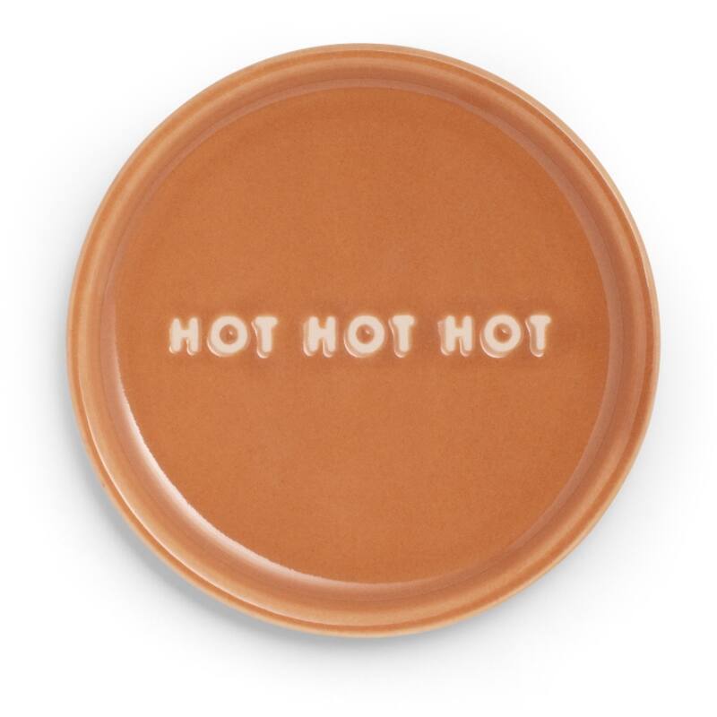 Vondels - Schoteltje HOT HOT HOT, Terracotta, ø8,5 cm