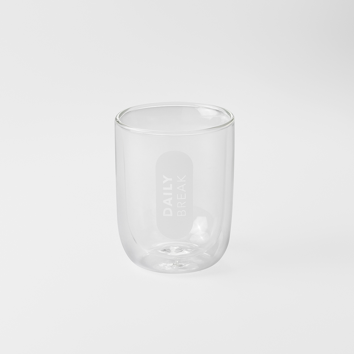Räder, Dubbelwandig glas Daily Break, 220ml