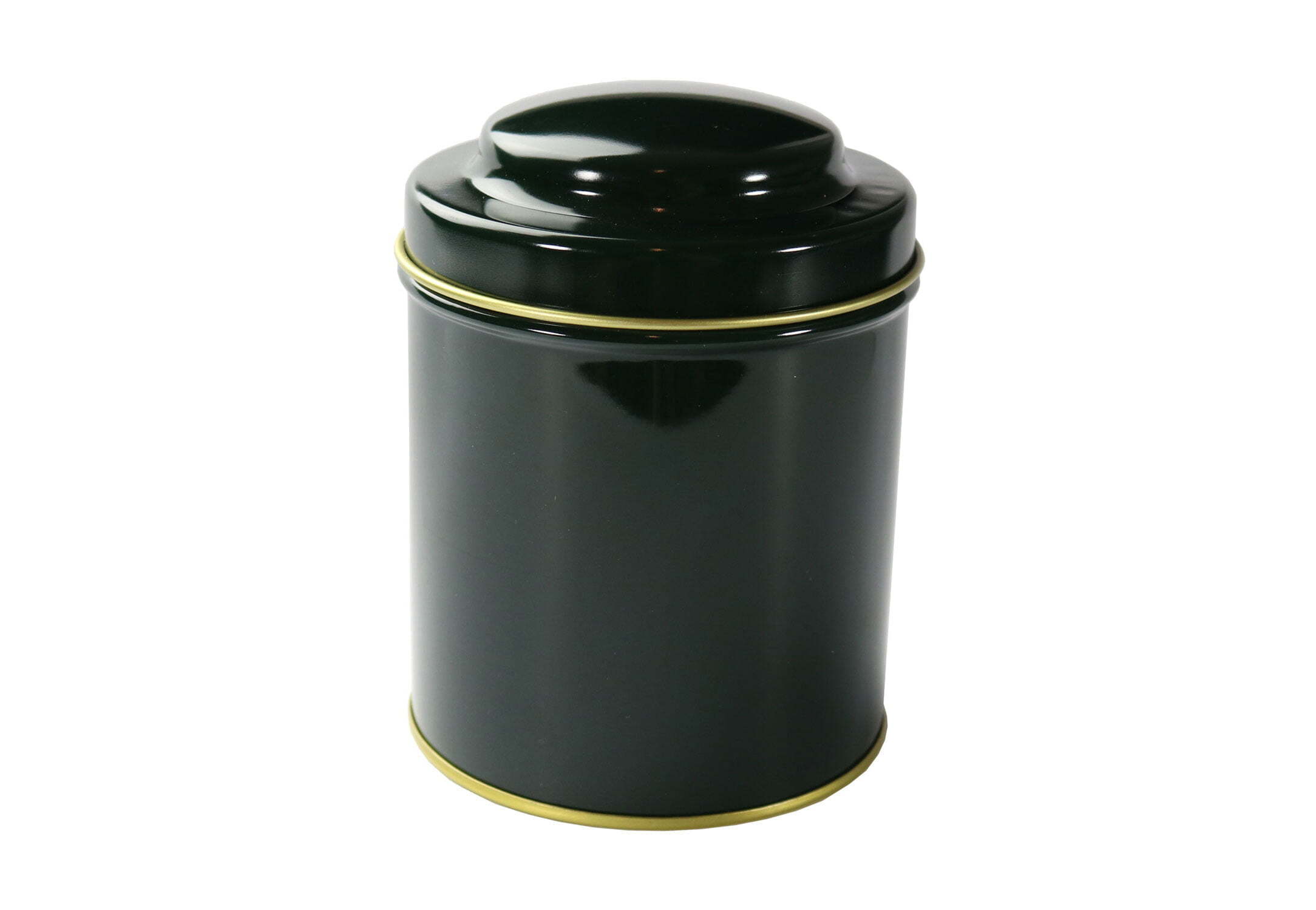 Shamila - Theeblik rond, zwart, 125 gram