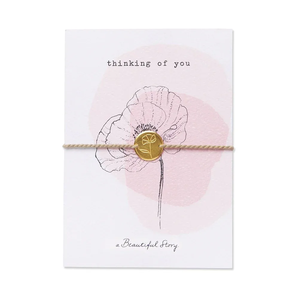A Beautiful Story - Sieraden Ansichtkaart Poppy