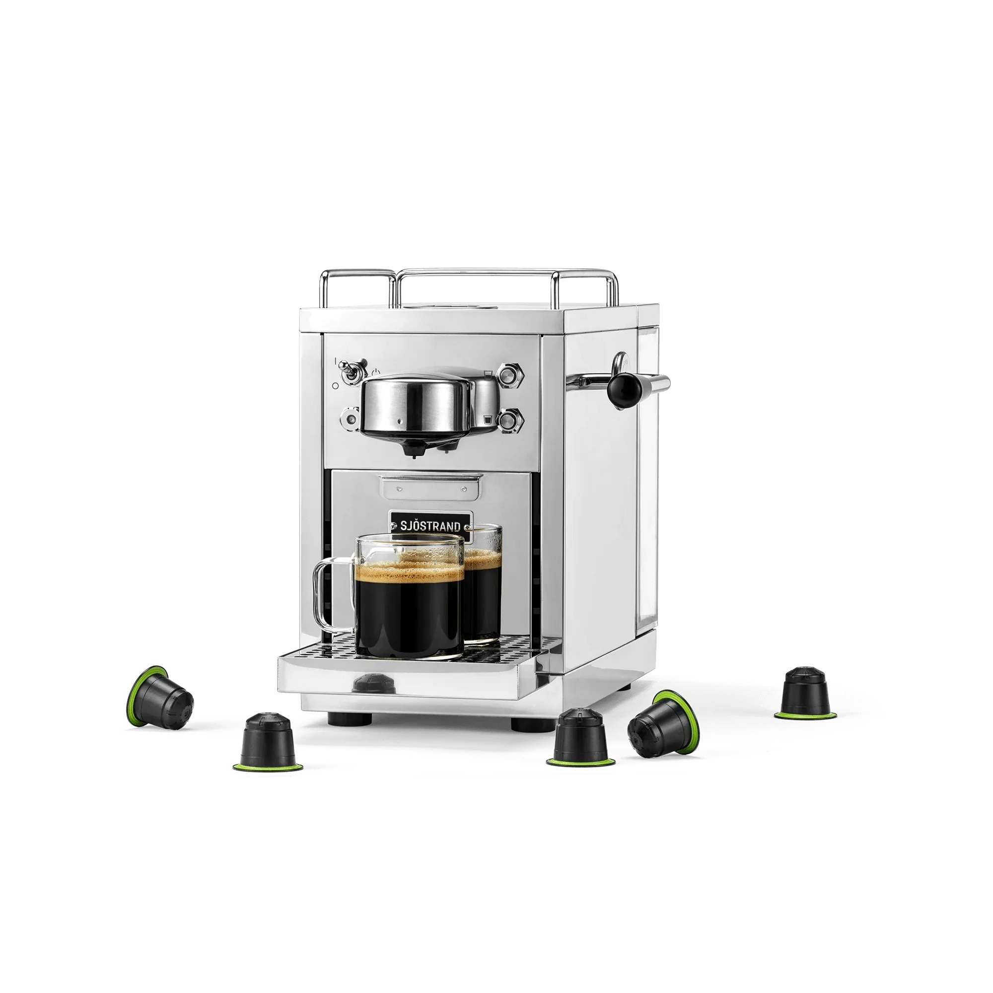 Sjöstrand - The Original espressomachine 2.0, Steel