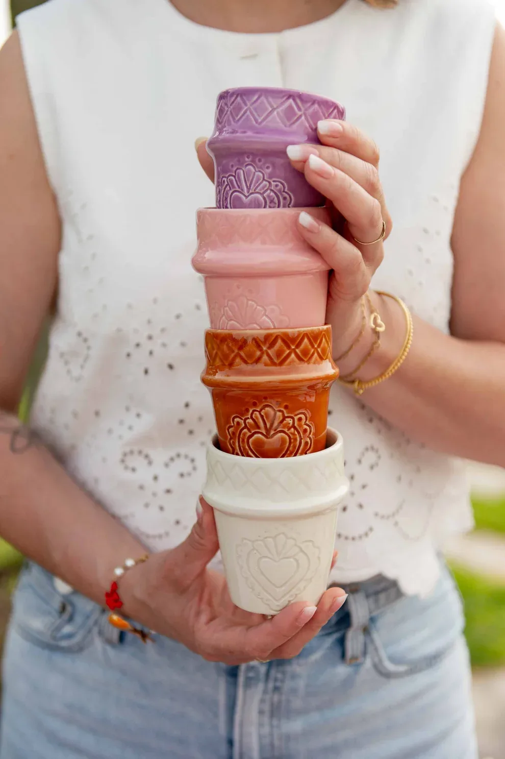 Sus.Studio - Medina Love latte mok 300ml, diverse kleuren