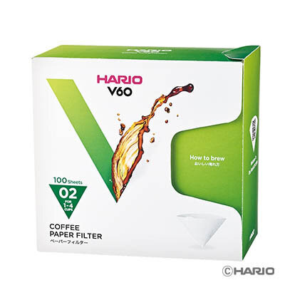 Hario – V60 Filterpapier Natural, 02, 100st.