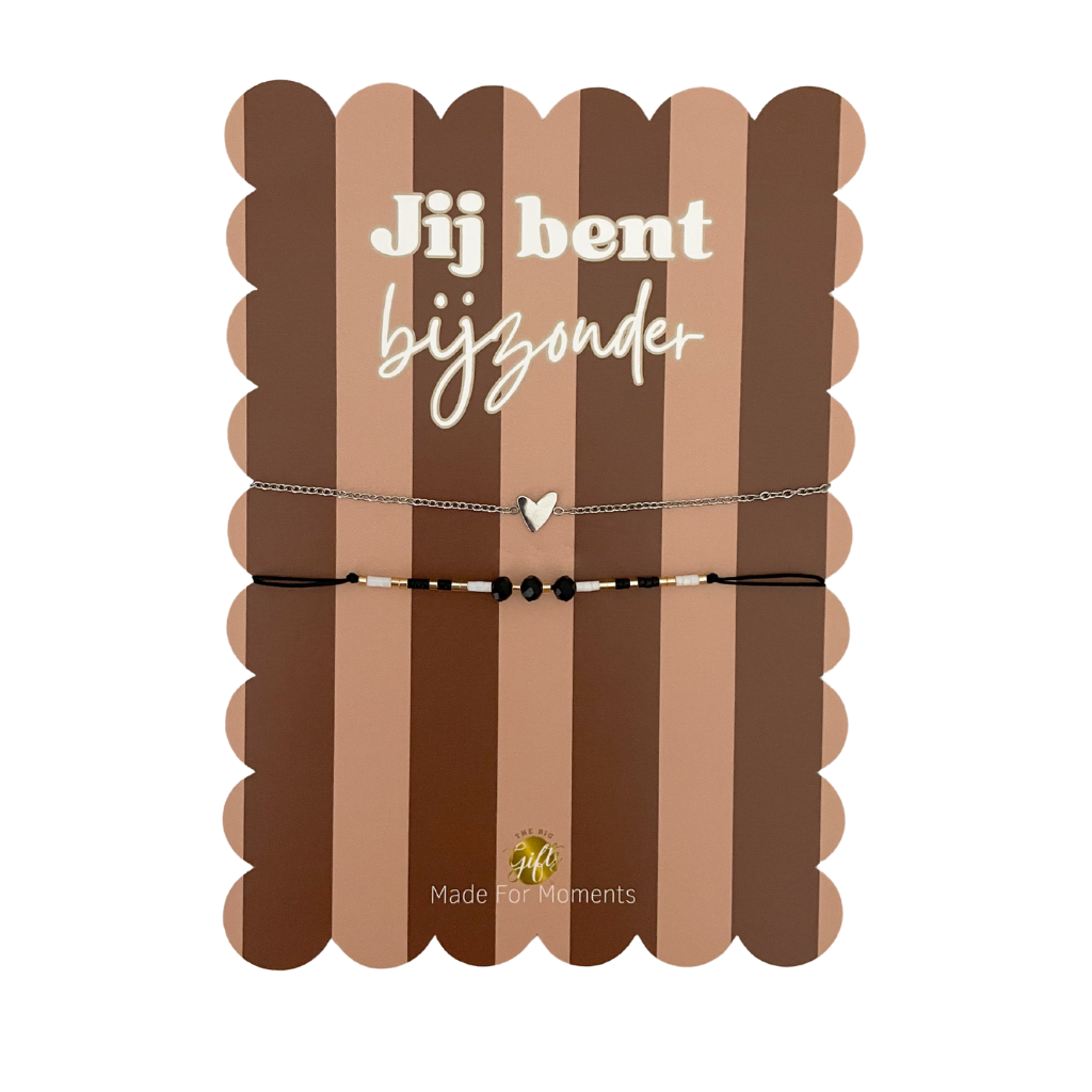 The Big Gifts - Armband set Jij bent bijzonder