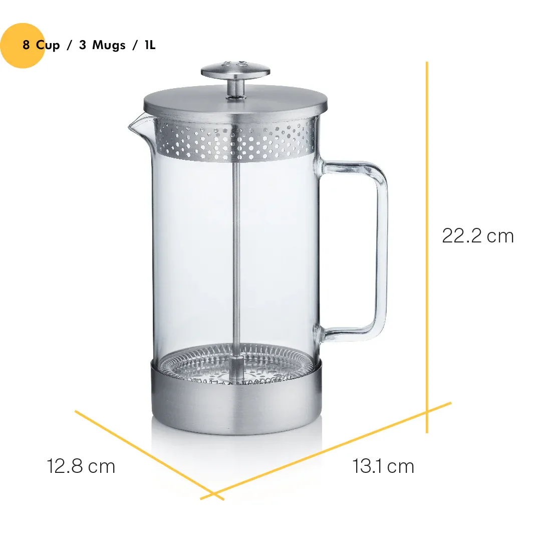Barista & Co - French Press, RVS, 1.0L