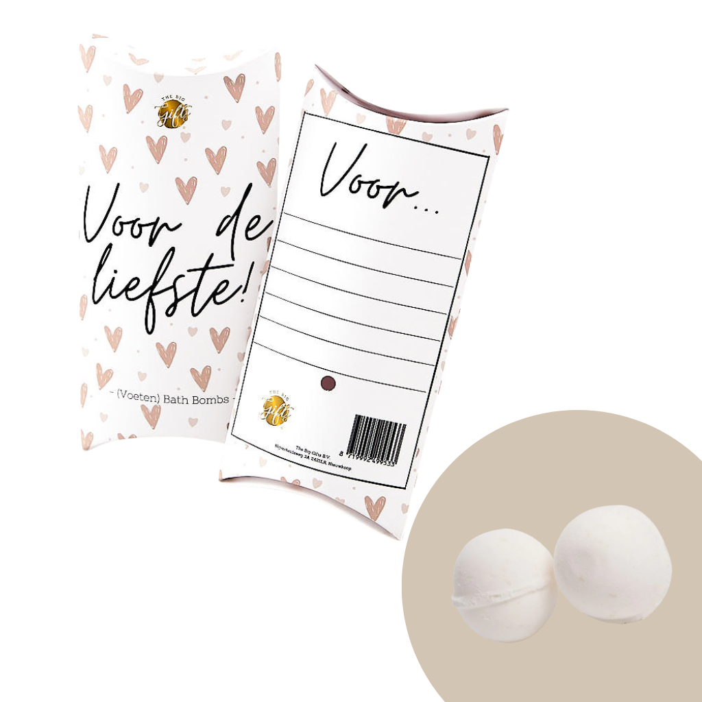 The Big Gifts - Cadeaudoosje Bruisballen 'Voor de liefste'