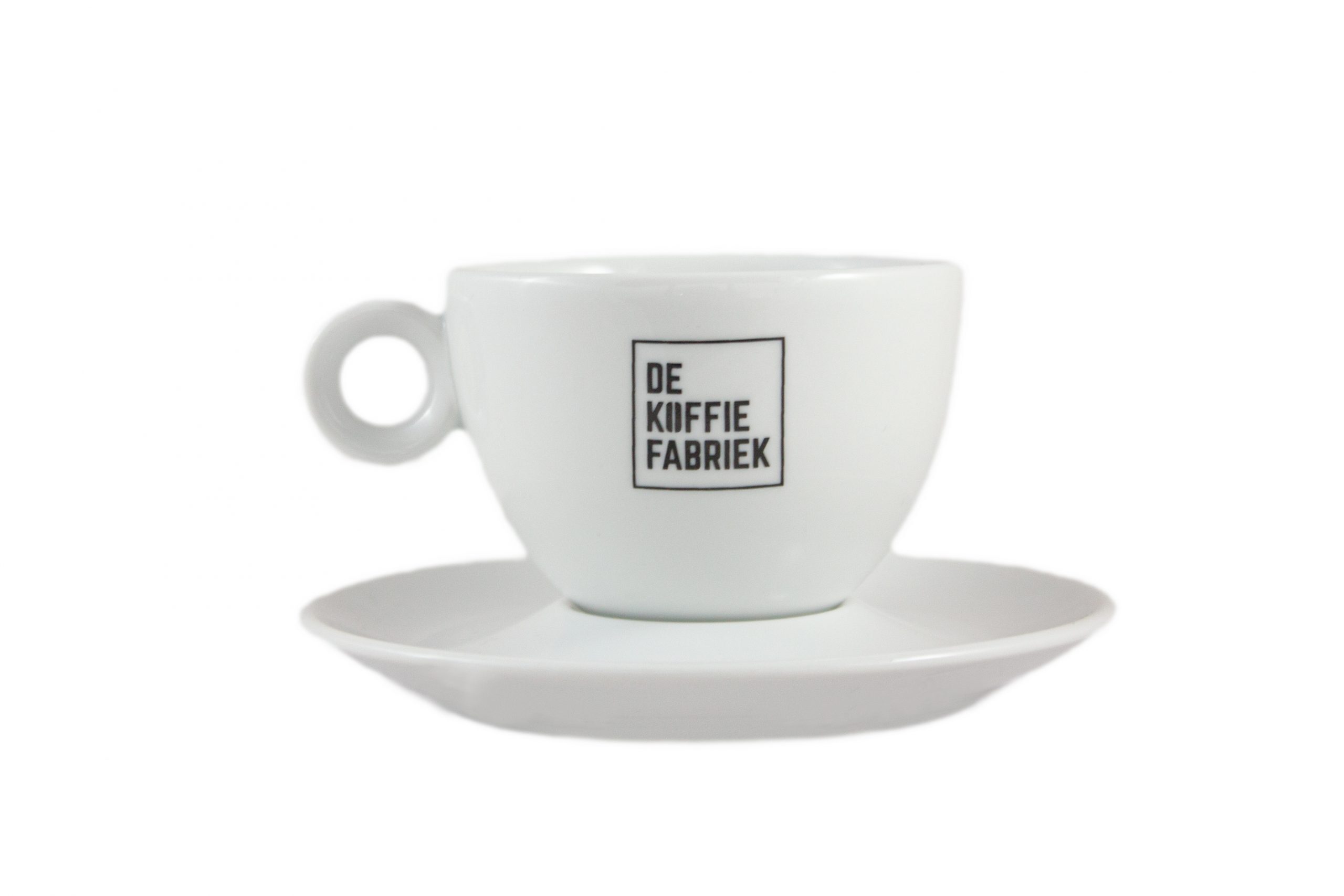 De Koffiefabriek Cappuccinokop Schotel 20 cl