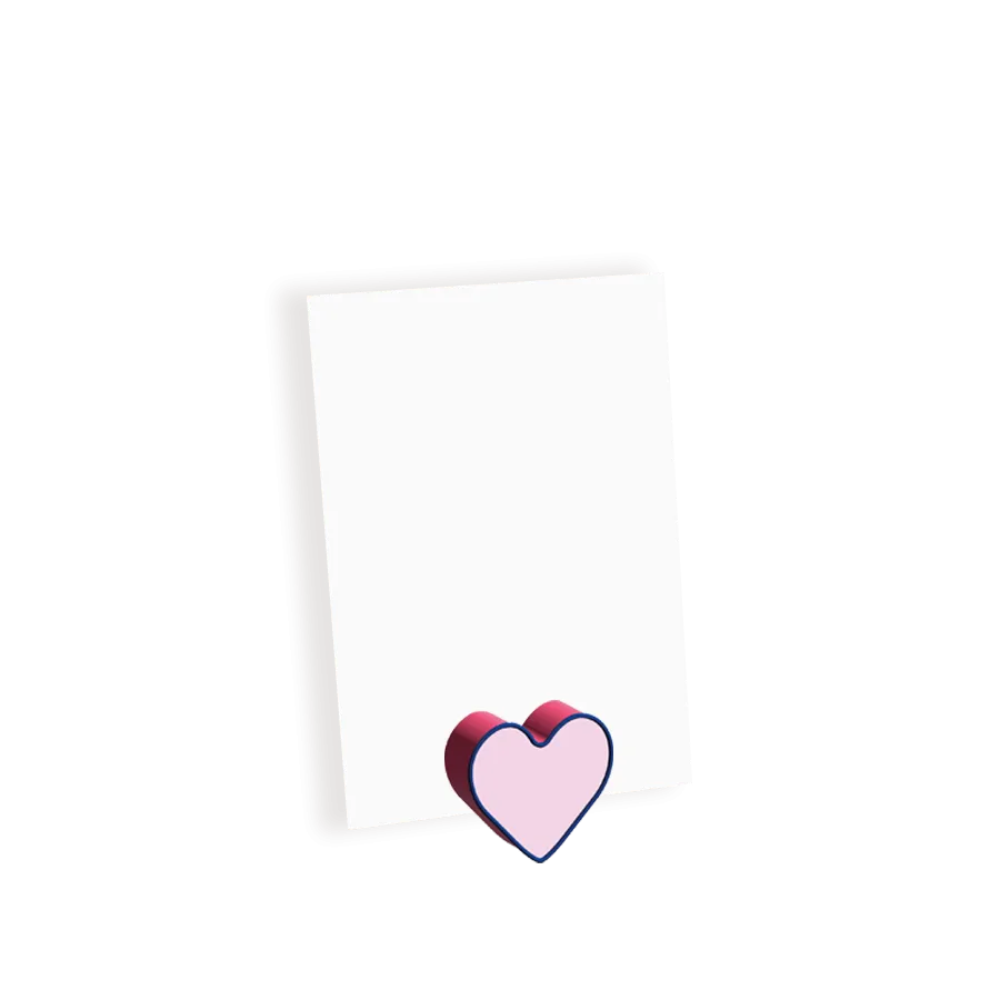 THE GIFT LABEL - Photo Holder, Heart