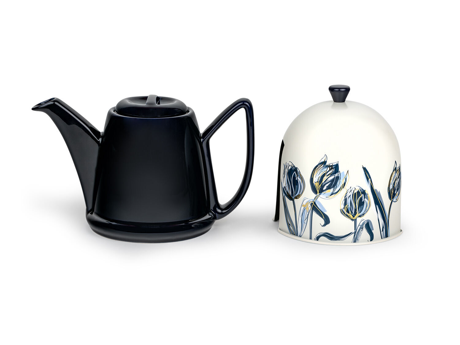 Bredemeijer Cosy Manto Tulip Blauw theepot - limited jubileum edition
