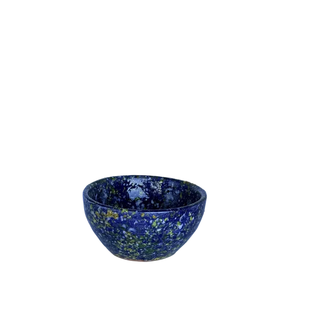 Sus.Studio - Azura Schaaltje Spetter, 7cm, blauw/geel/wit