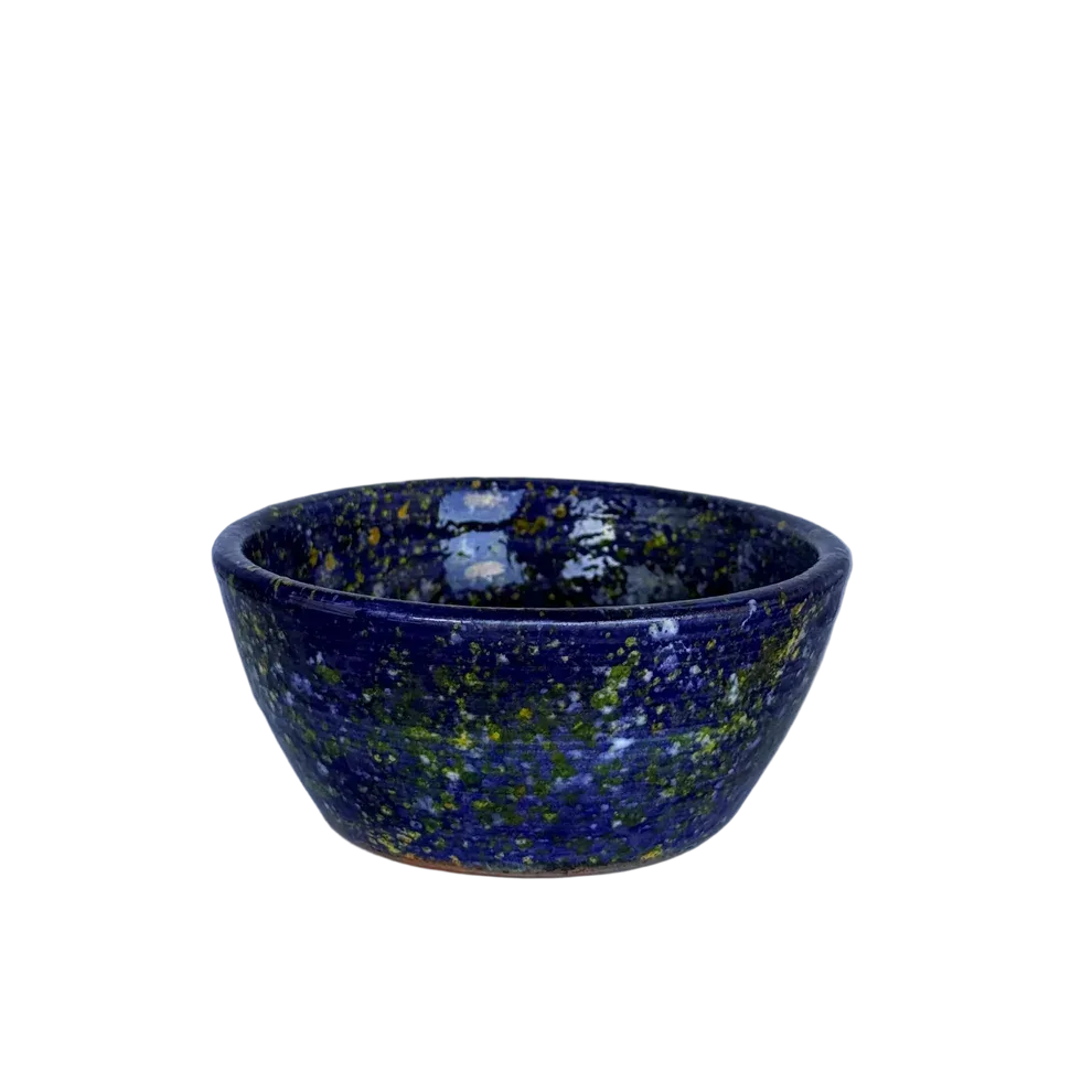 Sus.Studio - Azura Schaaltje Spetter, 9cm, Blauw/Geel/Wit