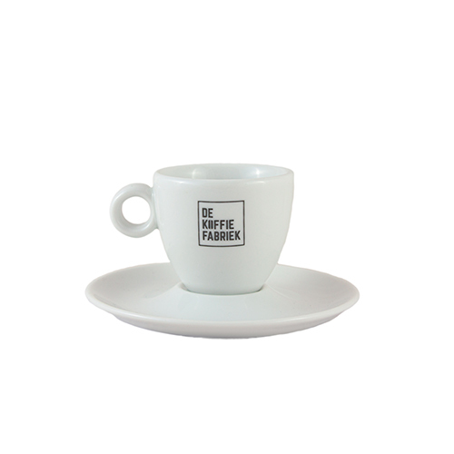 De Koffiefabriek Koffiekop Schotel 15 cl