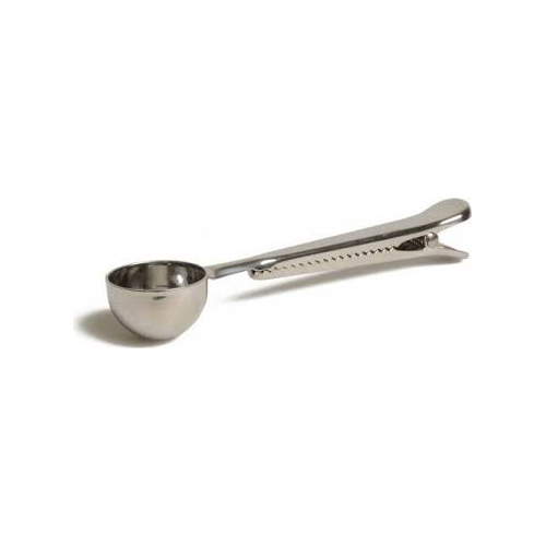 Doseerlepel met vershoudclip