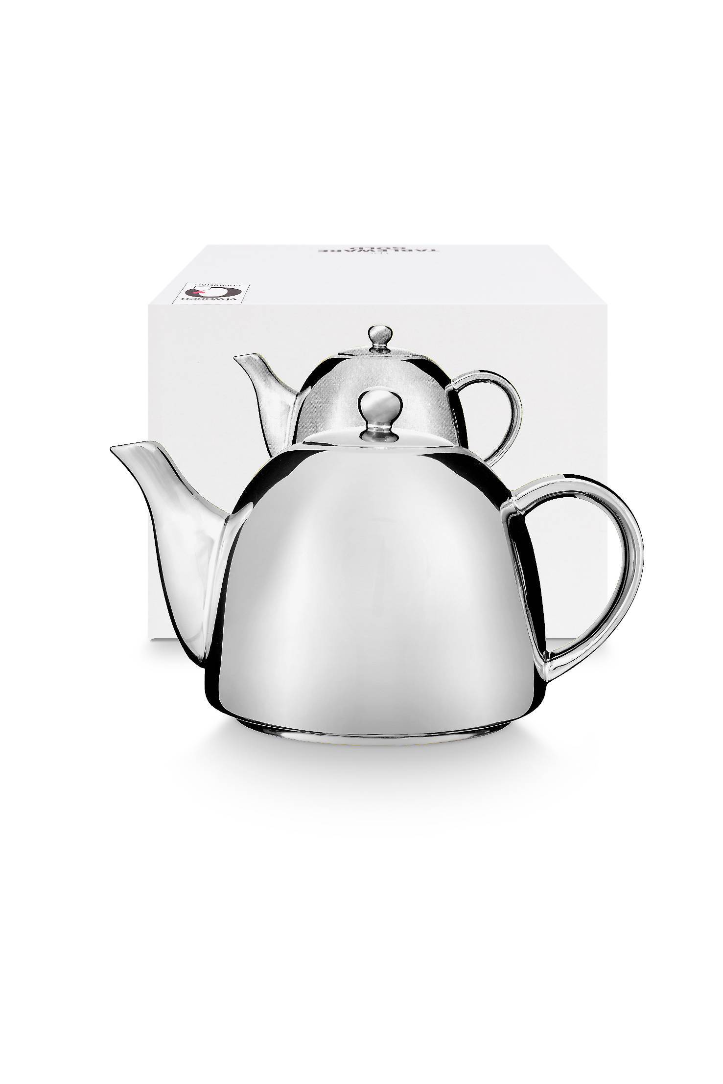Theepot, zilver, 1800ml, VTwonen servies